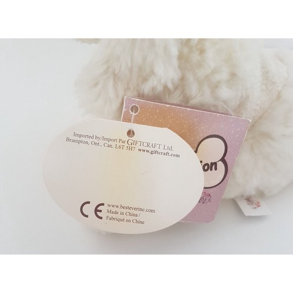 BESTEVER Plush Puppy Passion Pansy Poodle Sitting Toy Dog Stuffed Animal - Picture 8 of 13